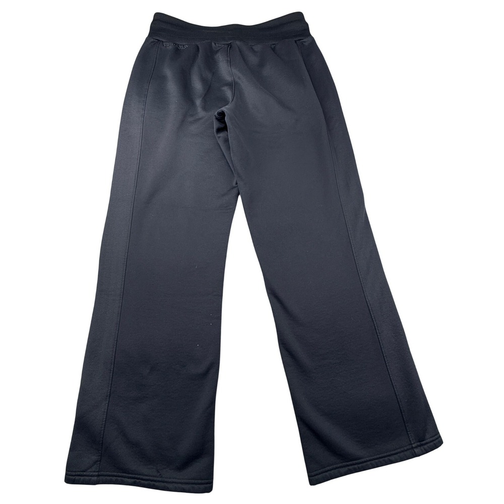 Under Armour Sweatpants Womens Med Black Storm Loose Fit Fleece Wide Leg Active - Picture 5 of 12